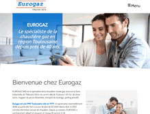 Tablet Screenshot of eurogaz.fr